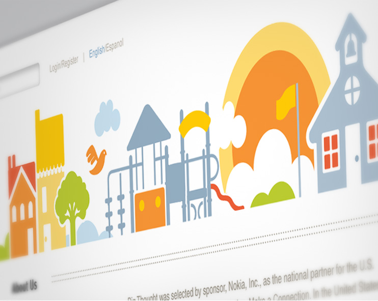 <h4>Website for a non-profit promoting arts education.</h4>
